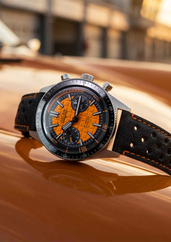 Vulcain X Chronofactum Skindiver Chronograph 1973 Orange