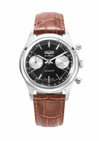 Vulcain Chronograph Black-Silver
