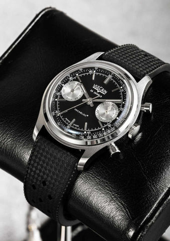Vulcain Chronograph Black-Silver