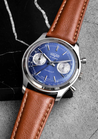 Vulcain Chronograph Blue