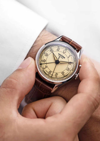 Vulcain Cricket Classique 36 Brown