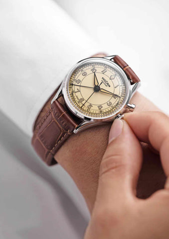 Vulcain Cricket Classique 36 Brown