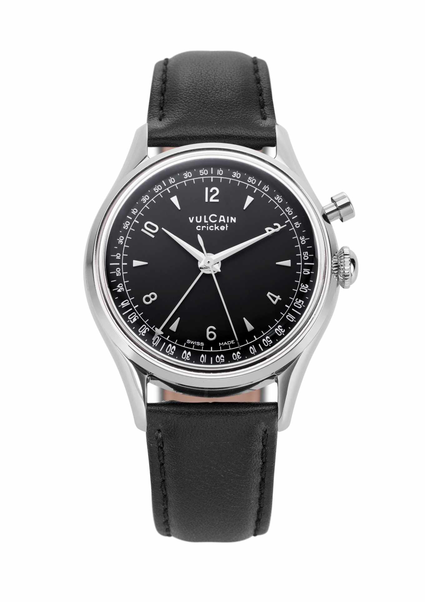 Closed Caseback Black Leather Strap