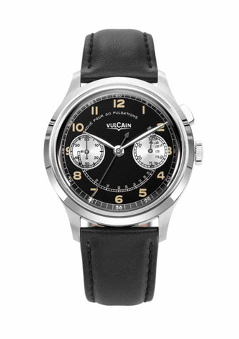 Vulcain Monopusher Black