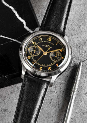 Vulcain Monopusher Black