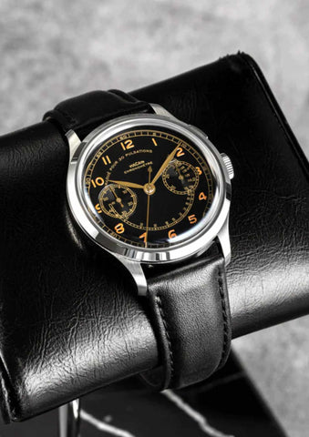 Vulcain Monopusher Black