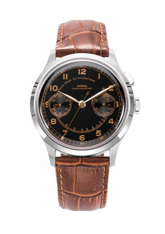 Vulcain Monopusher Black