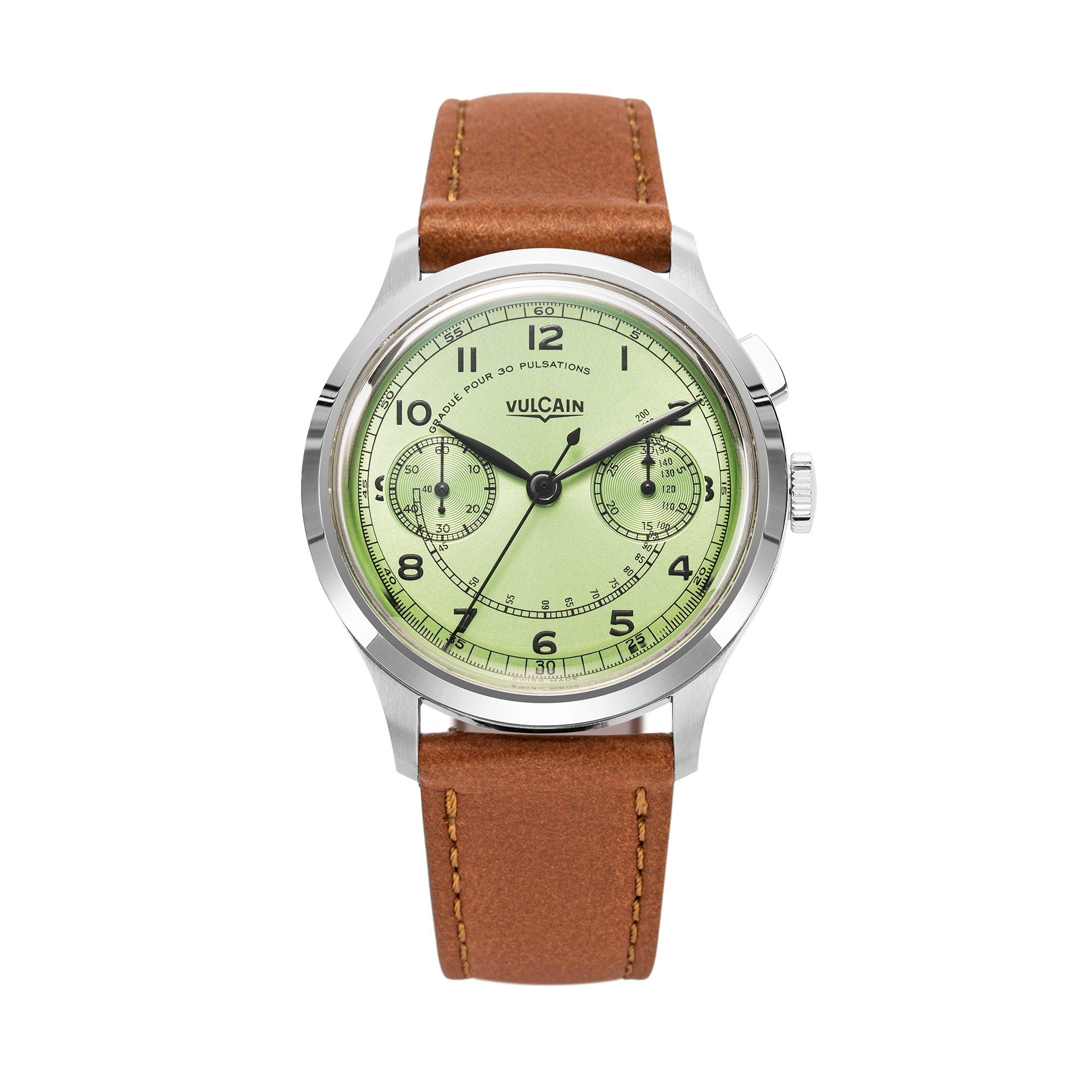 Brown leather strap