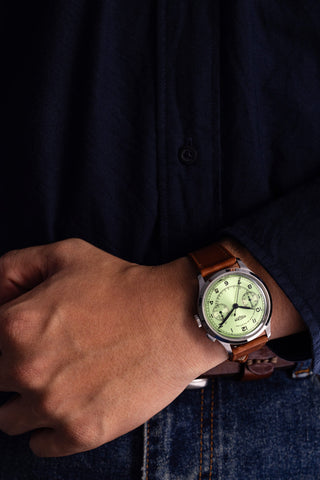 Vulcain Monopusher Green 650167A98