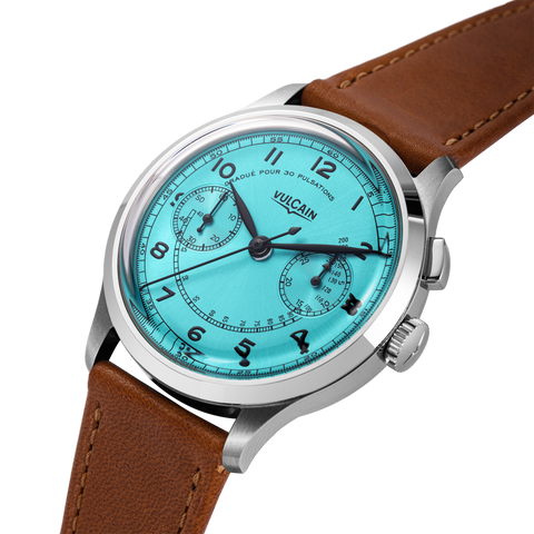 Vulcain Monopusher Turquoise 650167A38