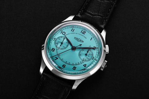 Vulcain Monopusher Turquoise 650167A38