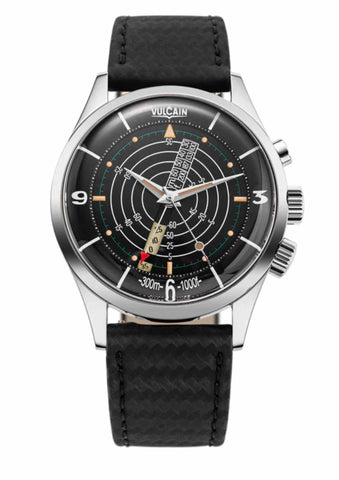 Vulcain Nautical - Black Beige Patina - Plexiglass