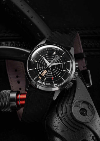 Vulcain Nautical - Black White Luminova - Plexiglass