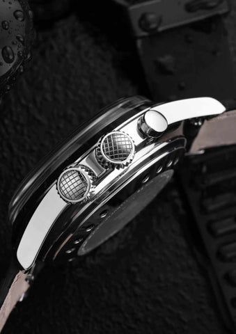 Vulcain Nautical - Black White Luminova - Sapphire Crystal