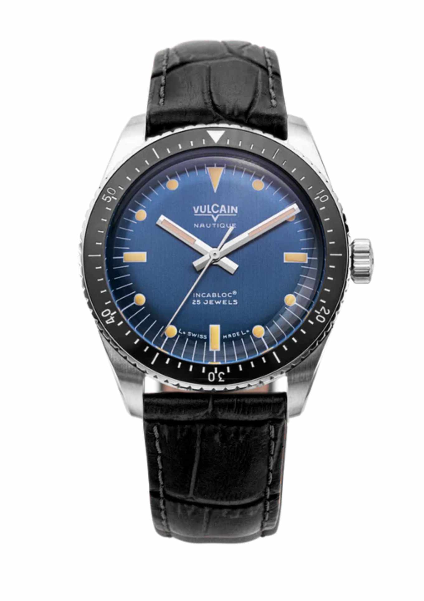 LederbandSchwarz Kroko-Prägung