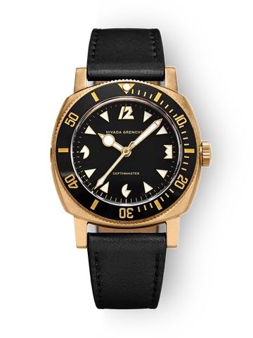 Nivada Grenchen Depthmaster Pacman Bronze 14123A