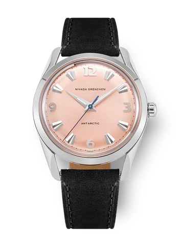 Nivada Grenchen Antarctic 35mm Salmon - No Date 35018M