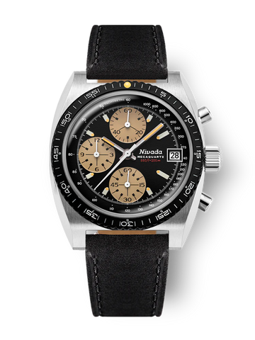 Nivada Grenchen Chronosport Mecaquartz Yellow 77001Q