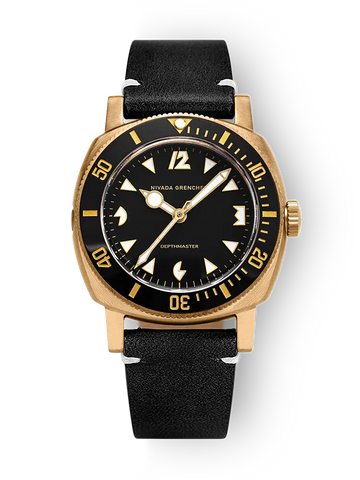 Nivada Grenchen Depthmaster Pacman Bronze 14123A