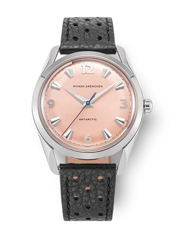 Nivada Grenchen Antarctic 35mm Salmon - No Date 35018M