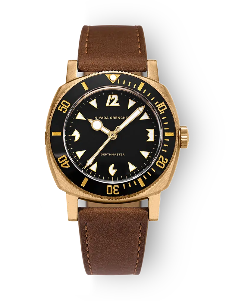 Leather strap, brown