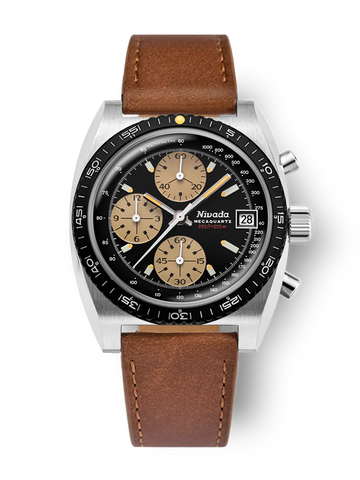 Nivada Grenchen Chronosport Mecaquartz Yellow 77001Q