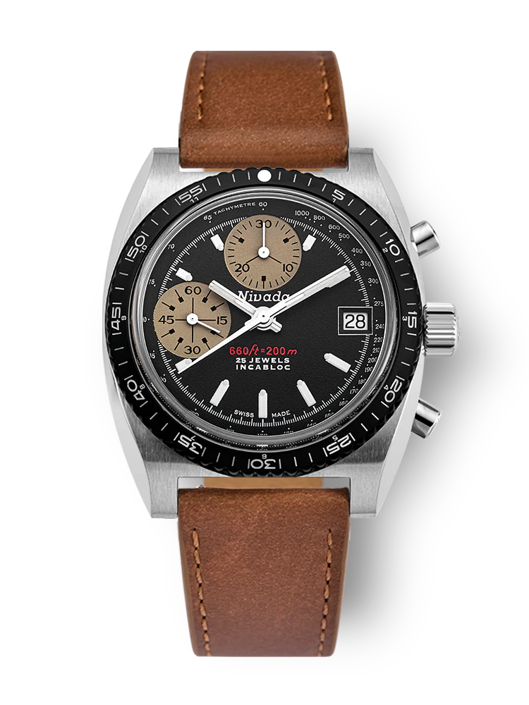 Brown leather strap