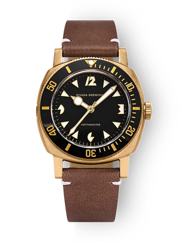 Nivada Grenchen Depthmaster Pacman Bronze 14123A