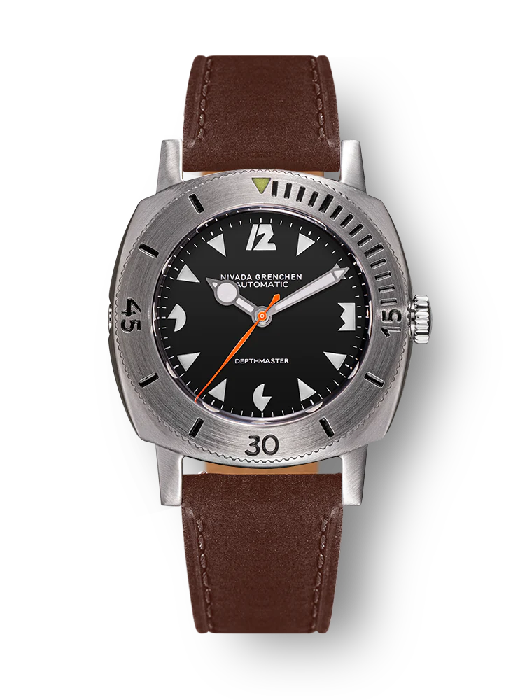 Brown leather strap