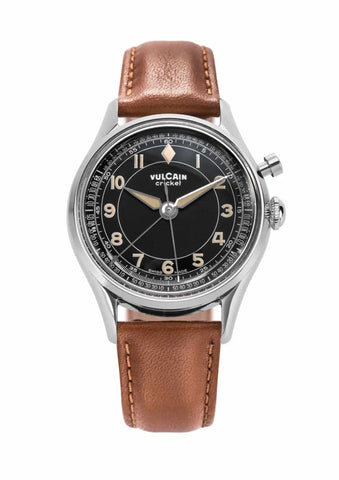 Vulcain Cricket Classique 36 Black-Khaki