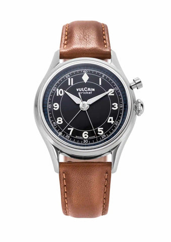 Vulcain Cricket Classique 39 Black-White-Blue