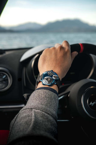 SpaceOne Worldtimer Blue