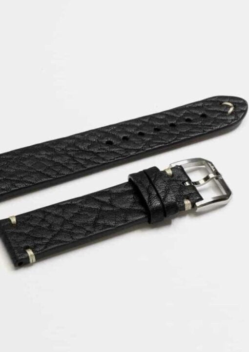 Toskanisches Lederband Schwarz