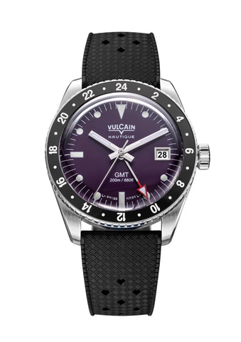 Vulcain Skindiver Nautique GMT Purple Limited Edition 680174A17