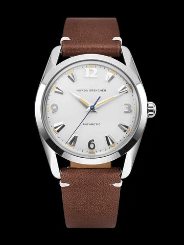 Nivada Grenchen Antarctic 35mm White -  White Lume 35005M