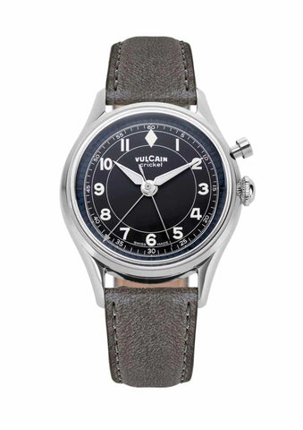 Vulcain Cricket Classique 39 Black-White-Blue