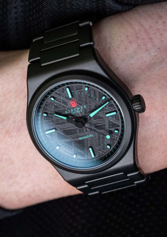 Direnzo DRZ04R Mondial 38mm Black PVD Meteorite