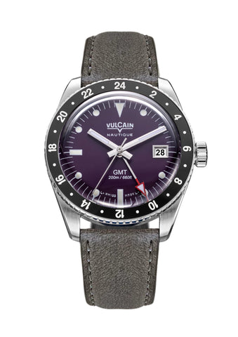 Vulcain Skindiver Nautique GMT Purple Limited Edition 680174A17