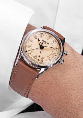 Vulcain Cricket Classique 39 Brown