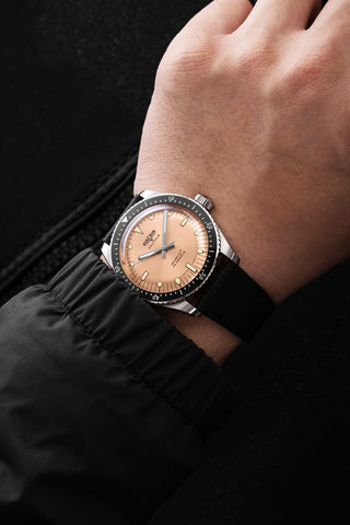 Vulcain Skindiver Nautique Salmon - Beige Lume