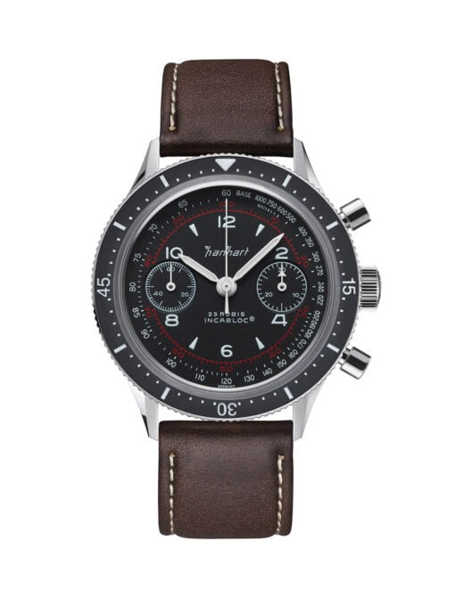 Leather strap brown L