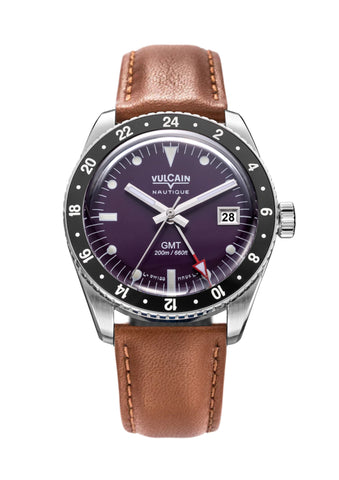 Vulcain Skindiver Nautique GMT Purple Limited Edition 680174A17