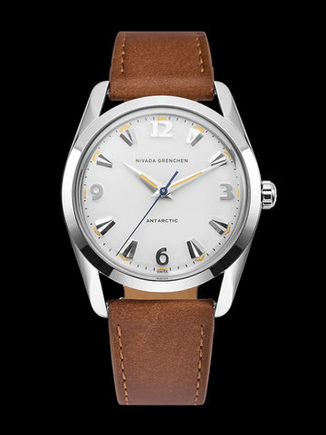 Nivada Grenchen Antarctic 35mm White -  White Lume 35005M