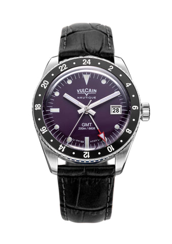 Vulcain Skindiver Nautique GMT Purple Limited Edition 680174A17