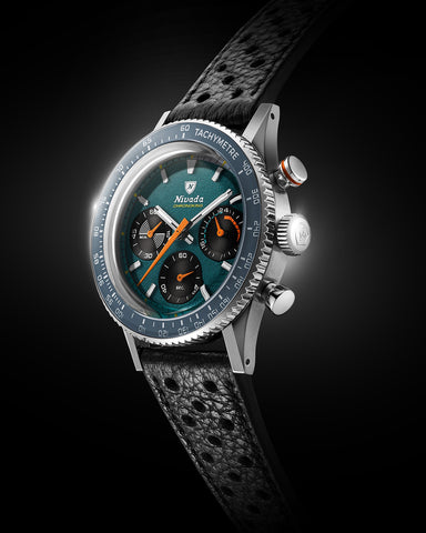 Nivada Grenchen Chronoking Mecaquarz Racing Green 87051Q