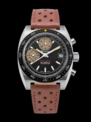 Nivada Grenchen Chronosport Yellow 77001A