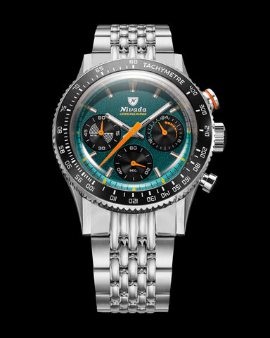 Nivada Grenchen Chronoking Mecaquarz Racing Green 87051Q