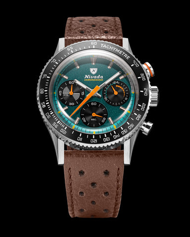 Nivada Grenchen Chronoking Mecaquarz Racing Green 87051Q