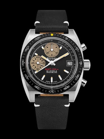 Nivada Grenchen Chronosport Yellow 77001A