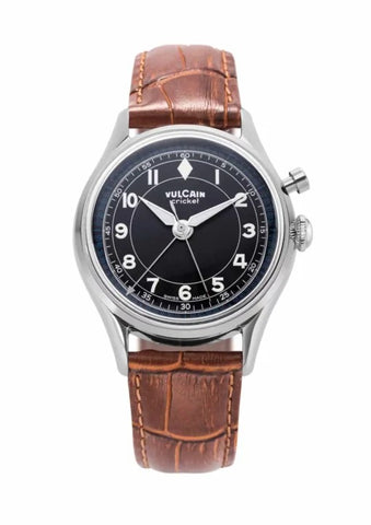 Vulcain Cricket Classique 36 Black-White-Blue